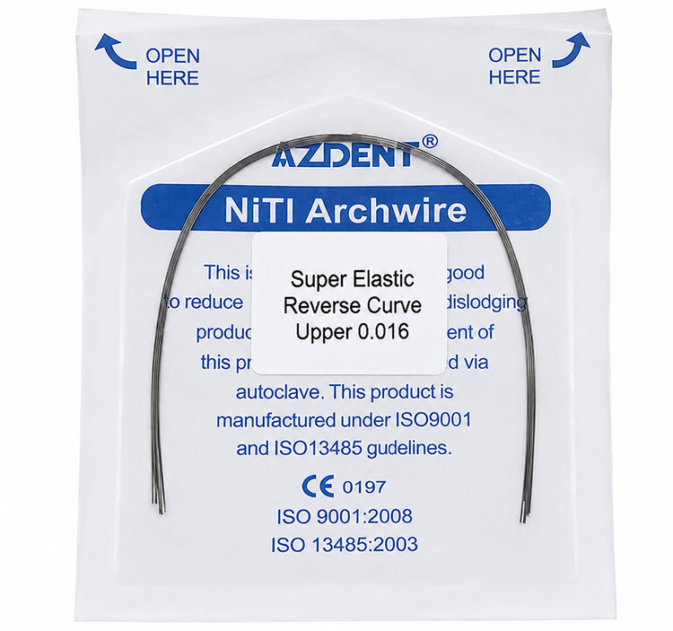 Arco Niti Curva Inversa - Paq 2 Piezas