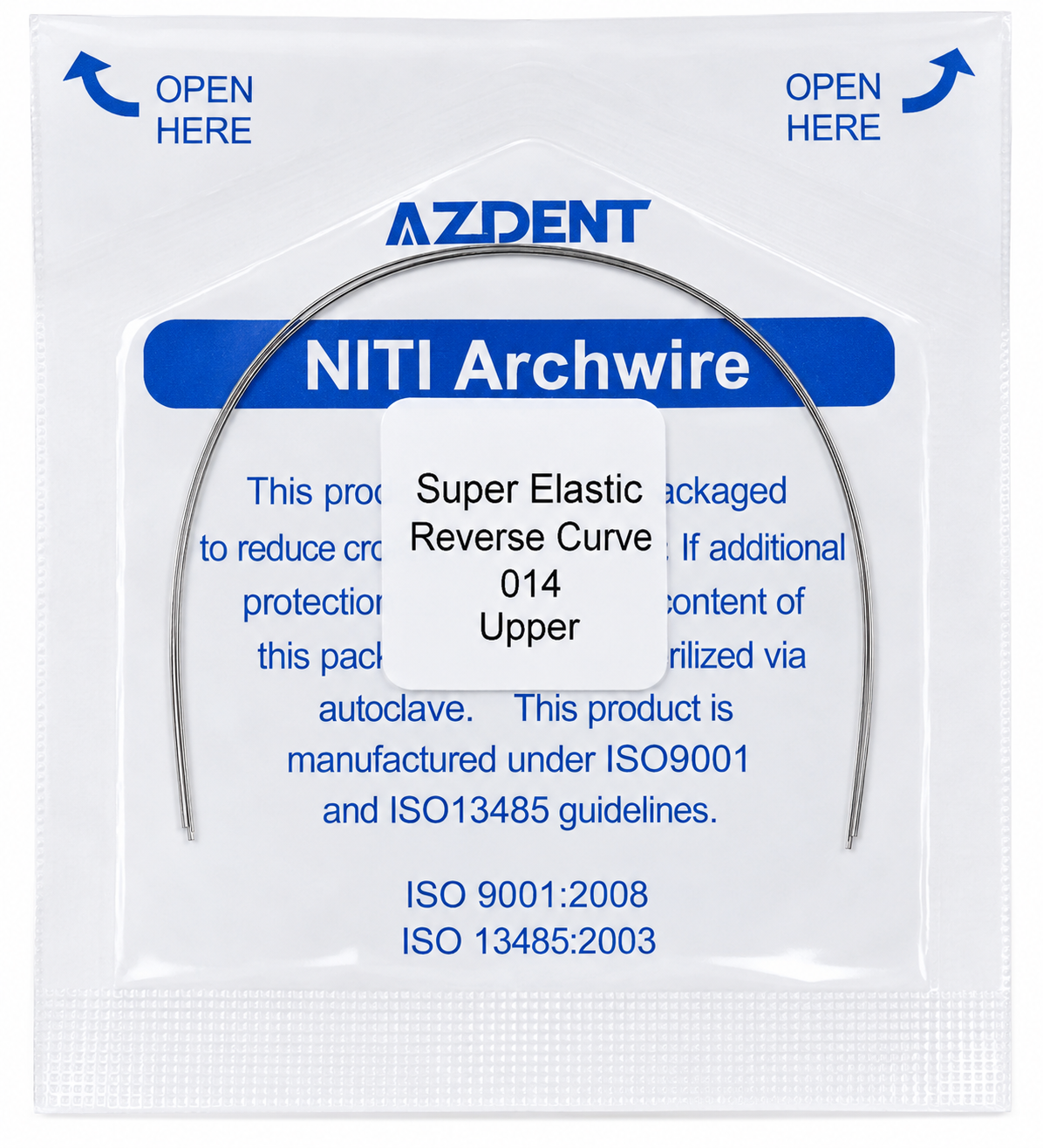Arco Niti Curva Inversa - Paq 2 Piezas