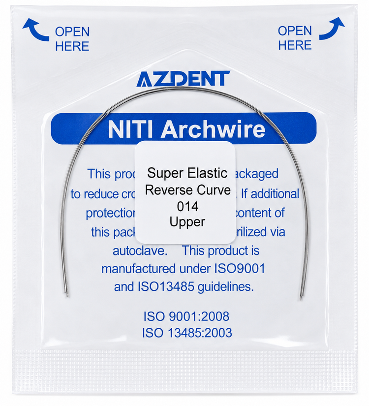 Arco Niti Curva Inversa - Paq 2 Piezas