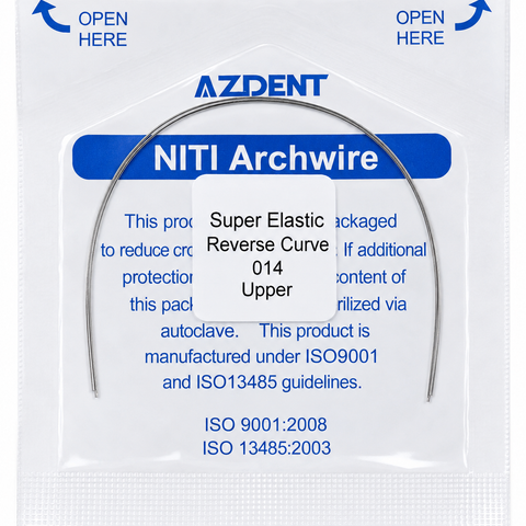 Arco Niti Curva Inversa - Paq 2 Piezas
