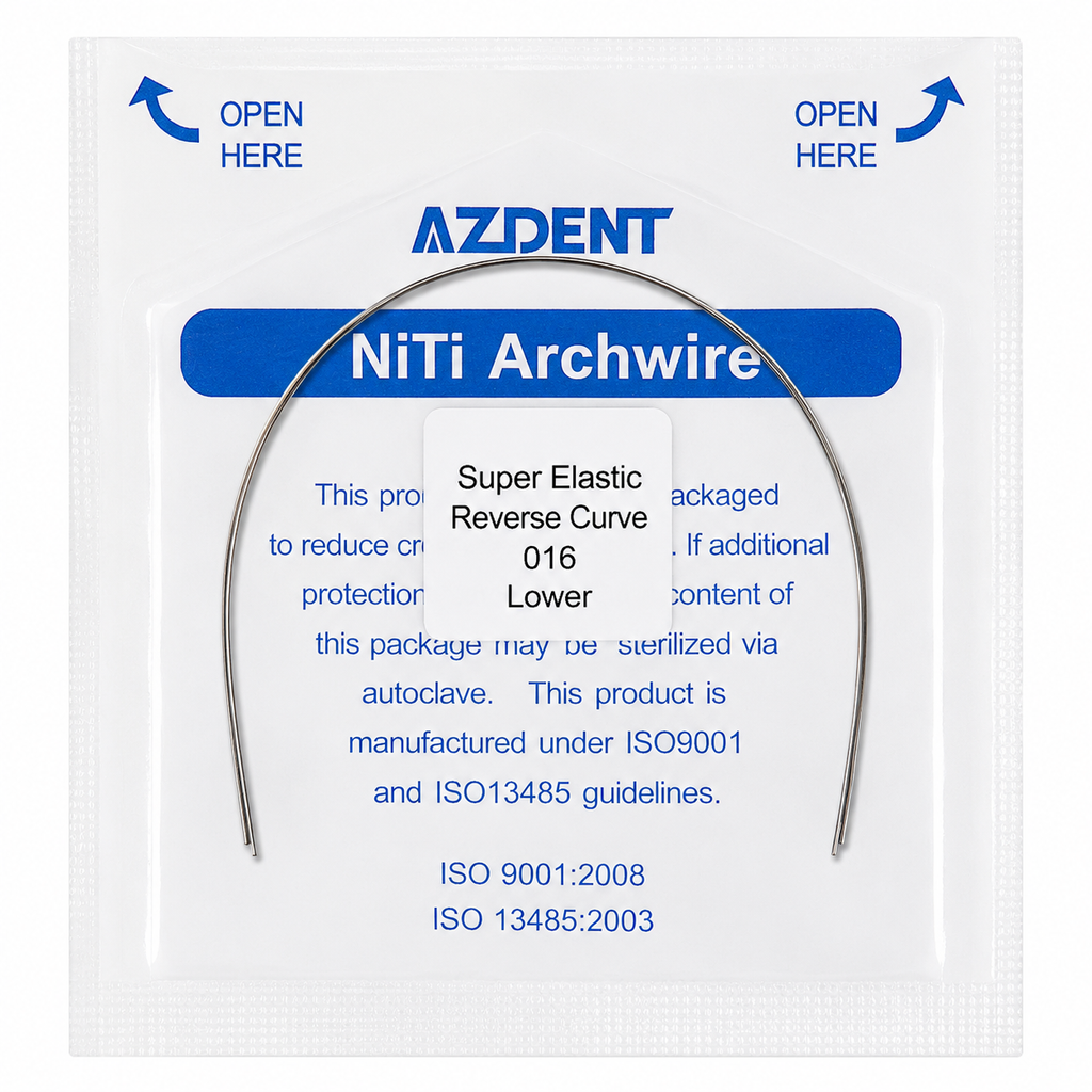 Arco Niti Curva Inversa - Paq 2 Piezas