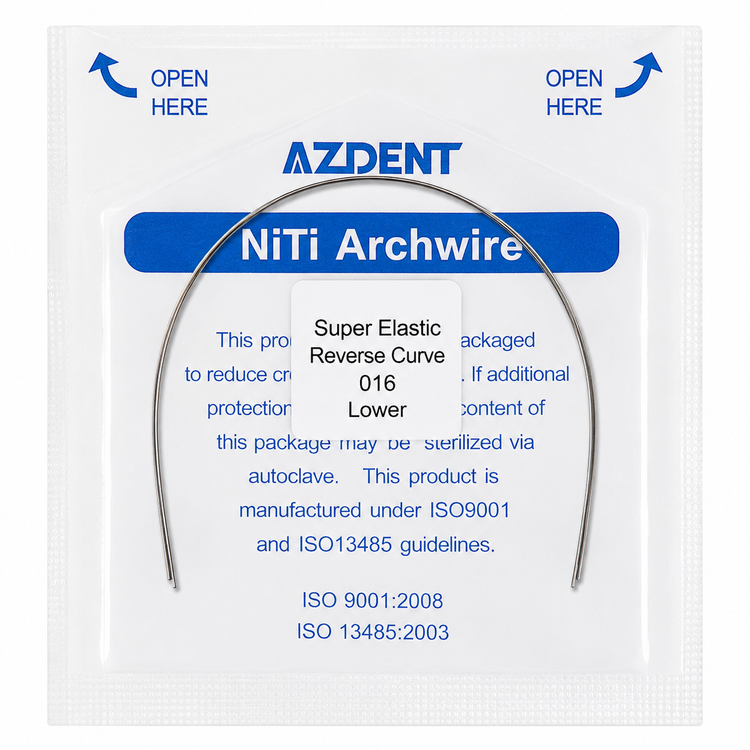Arco Niti Curva Inversa - Paq 2 Piezas