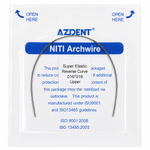 Arco Niti Curva Inversa - Paq 2 Piezas