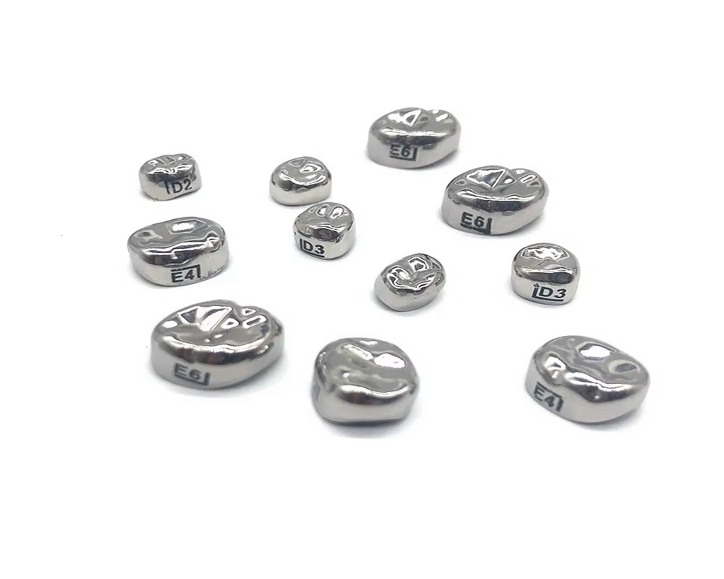 Coronas de Acero Cromo Posteriores Infantiles 3M