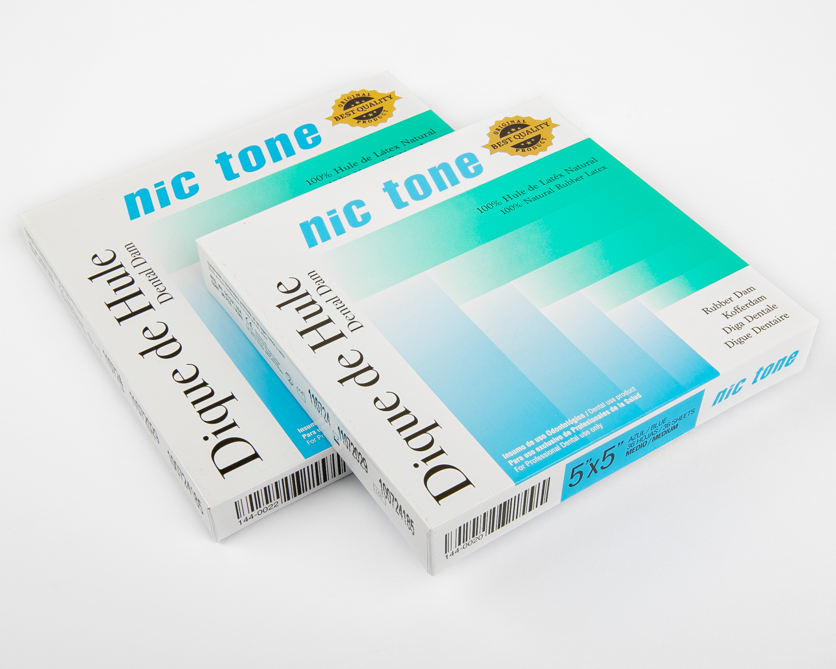 Goma Dique 5X5 C/36 Hojas Nic Tone