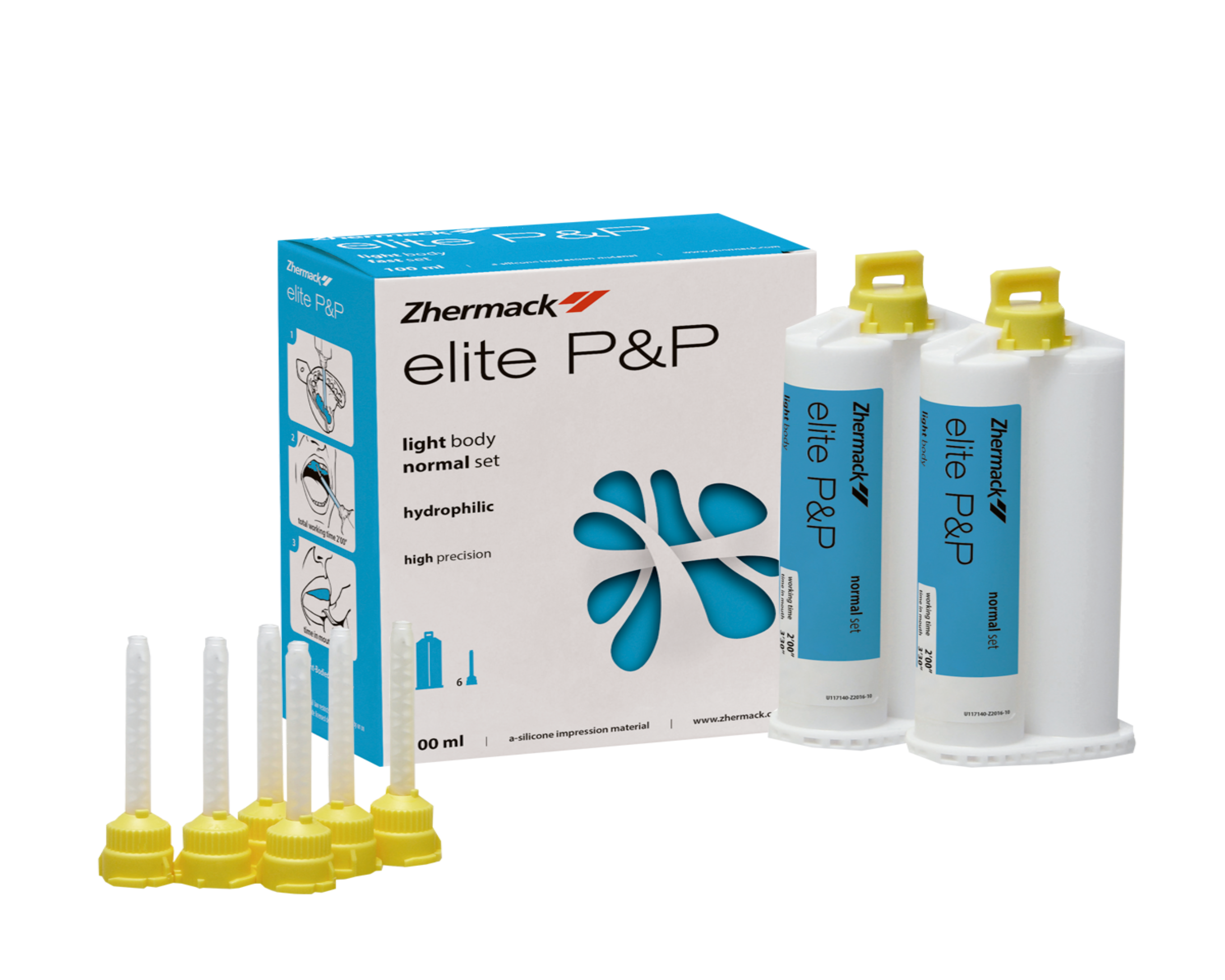 Silicona Elite P&P Light C/2 Cartucho Zhermack