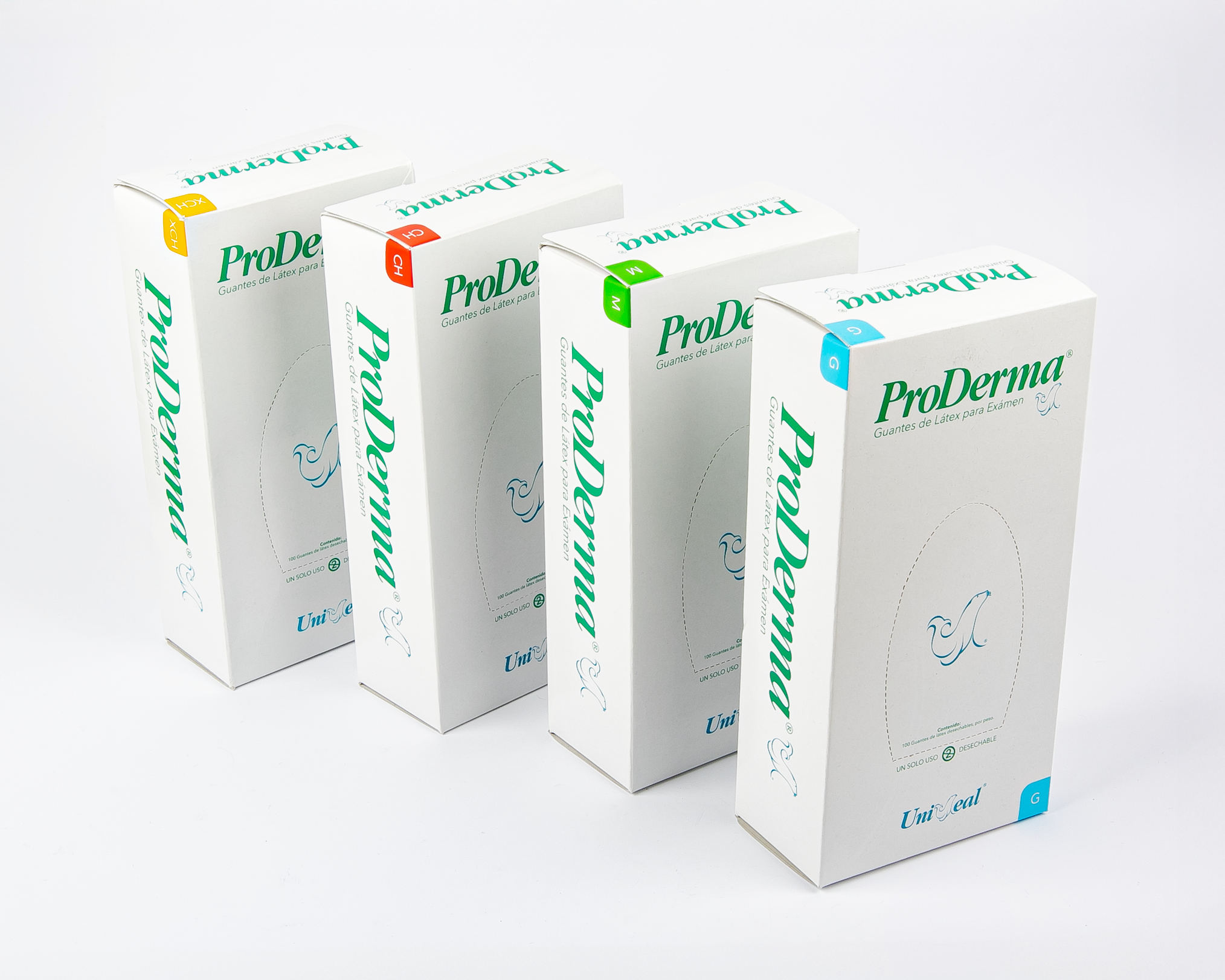 Guantes Examen Latex C/100 Proderma