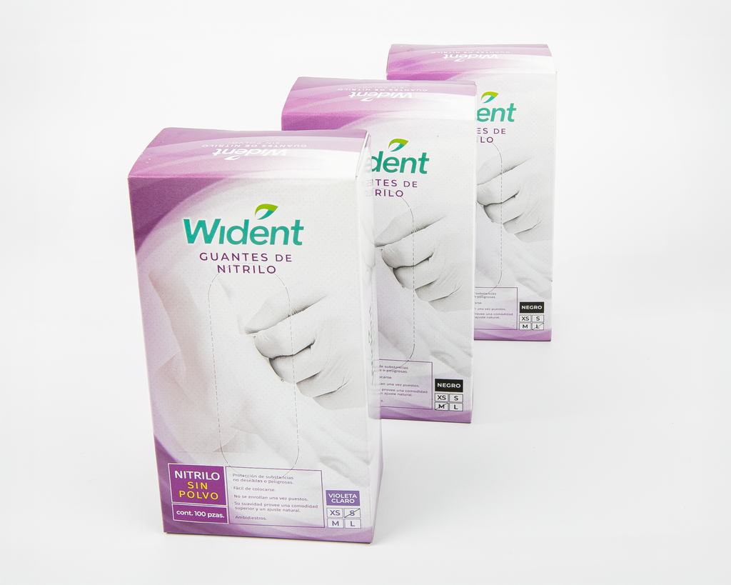 Guantes nitrilo Wident c/100 - G