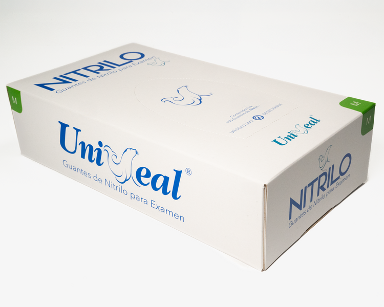 Guante nitrilo Uniseal c/100 - M