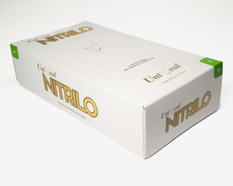 Guante nitrilo Uniseal c/100 - M