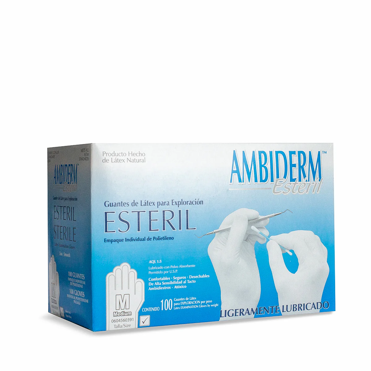 Guantes Esteriles Ambiderm Mediano