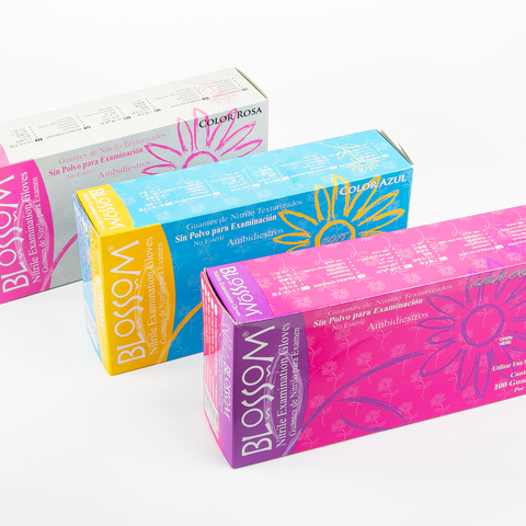 Guantes nitrilo Blossom C/100 - CH