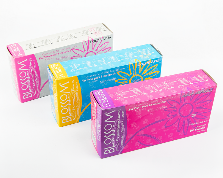 Guantes nitrilo Blossom C/100 - CH
