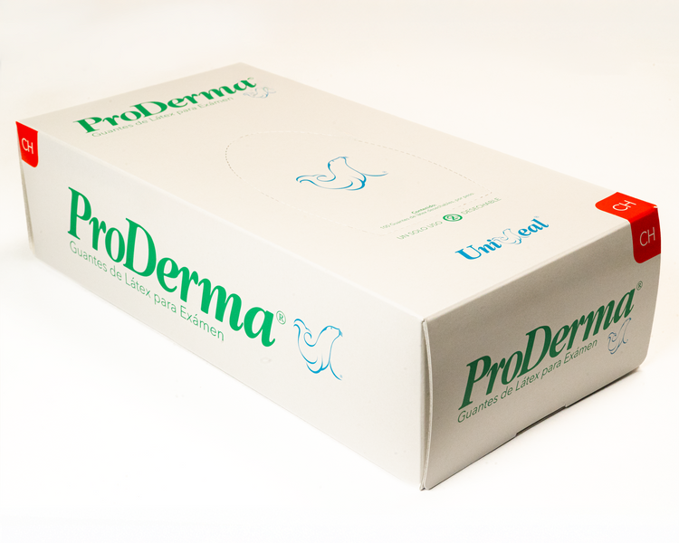Guantes Examen Latex C/100 Proderma