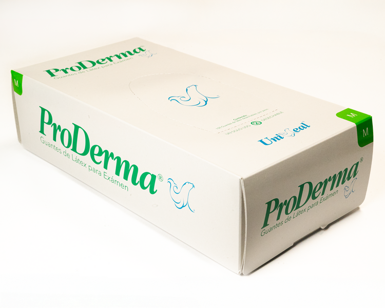 Guantes Examen Latex C/100 Proderma