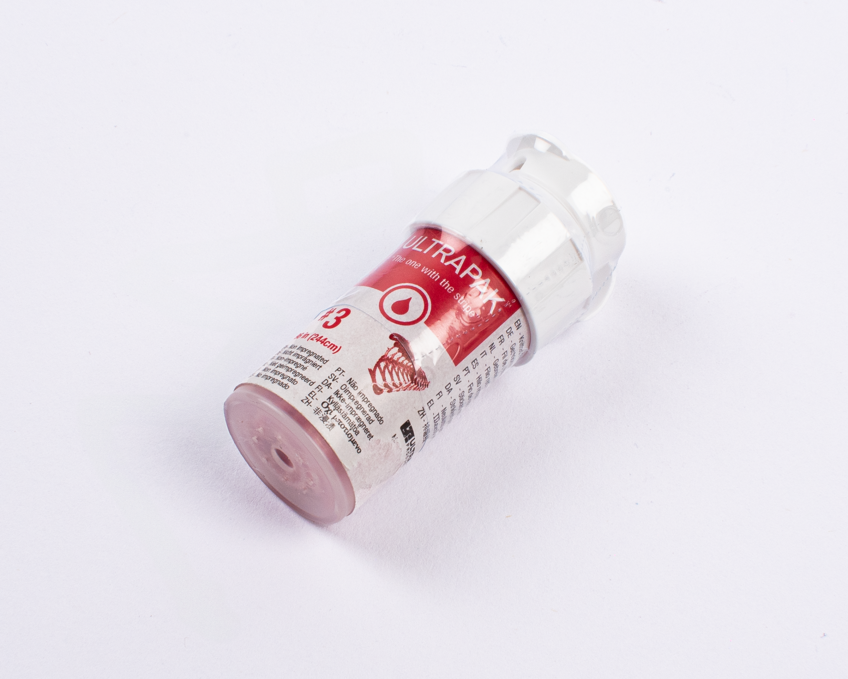 Hilo Retractor Ultrapak # 3 Rojo