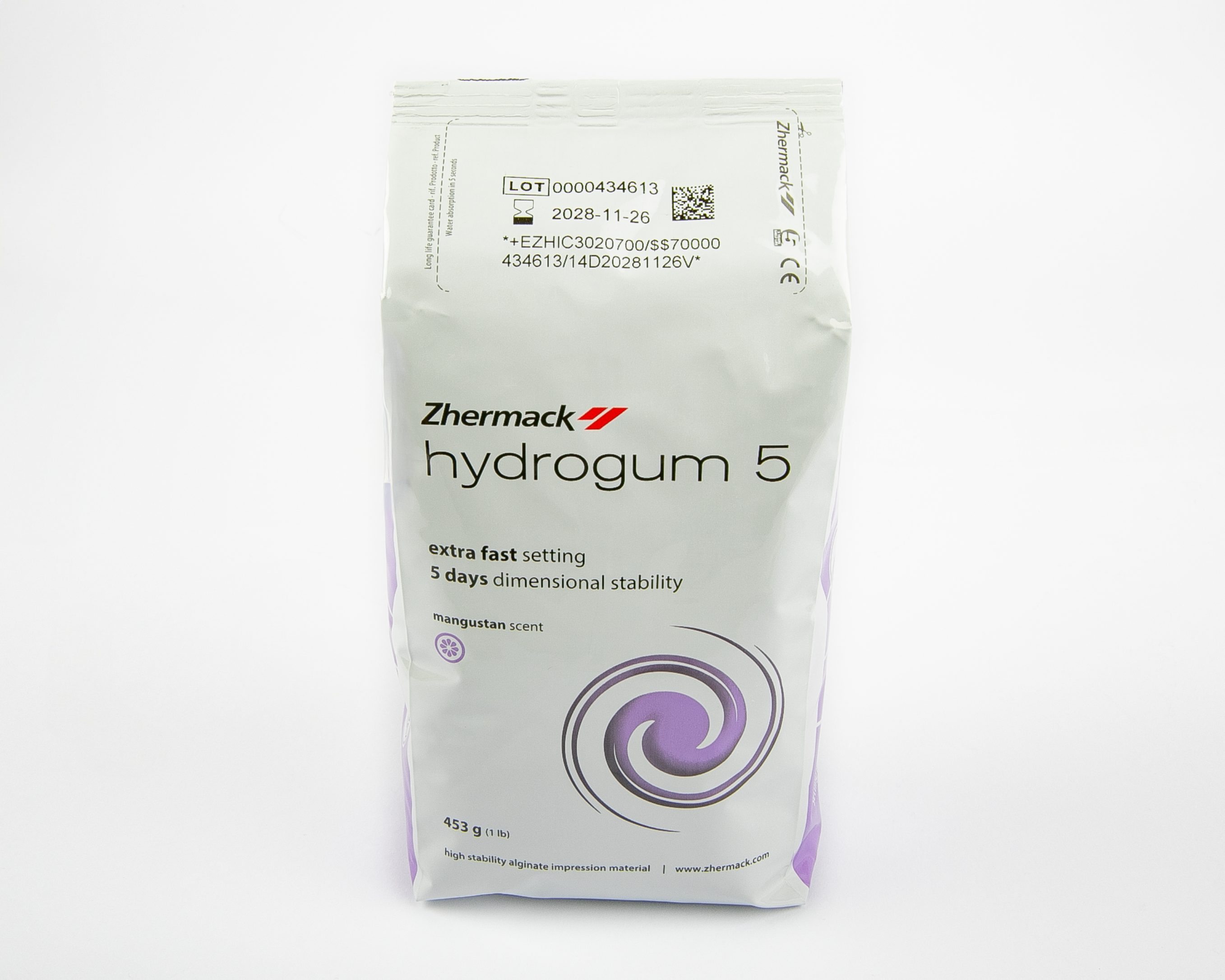 Alginato Hydrogum 5 Bolsa 453Gr Zhermack