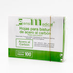 Hoja Bisturi #11 Sensimedical De Acero Al Carbon - C/100