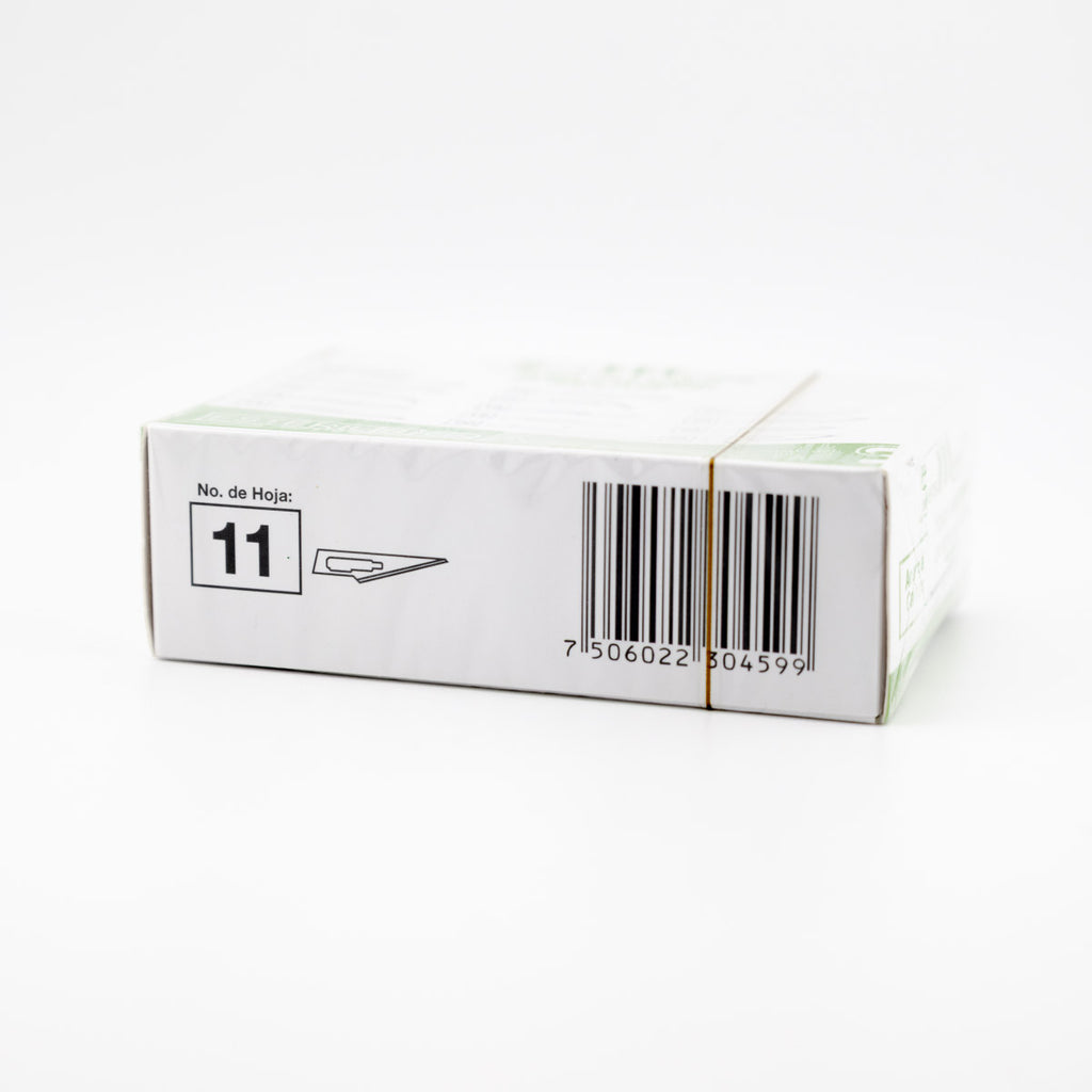 Hoja Bisturi #11 Sensimedical De Acero Al Carbon - C/100