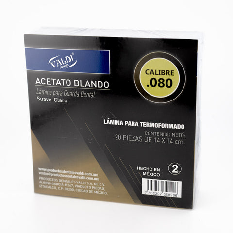 Acetato blando 80 valdi
