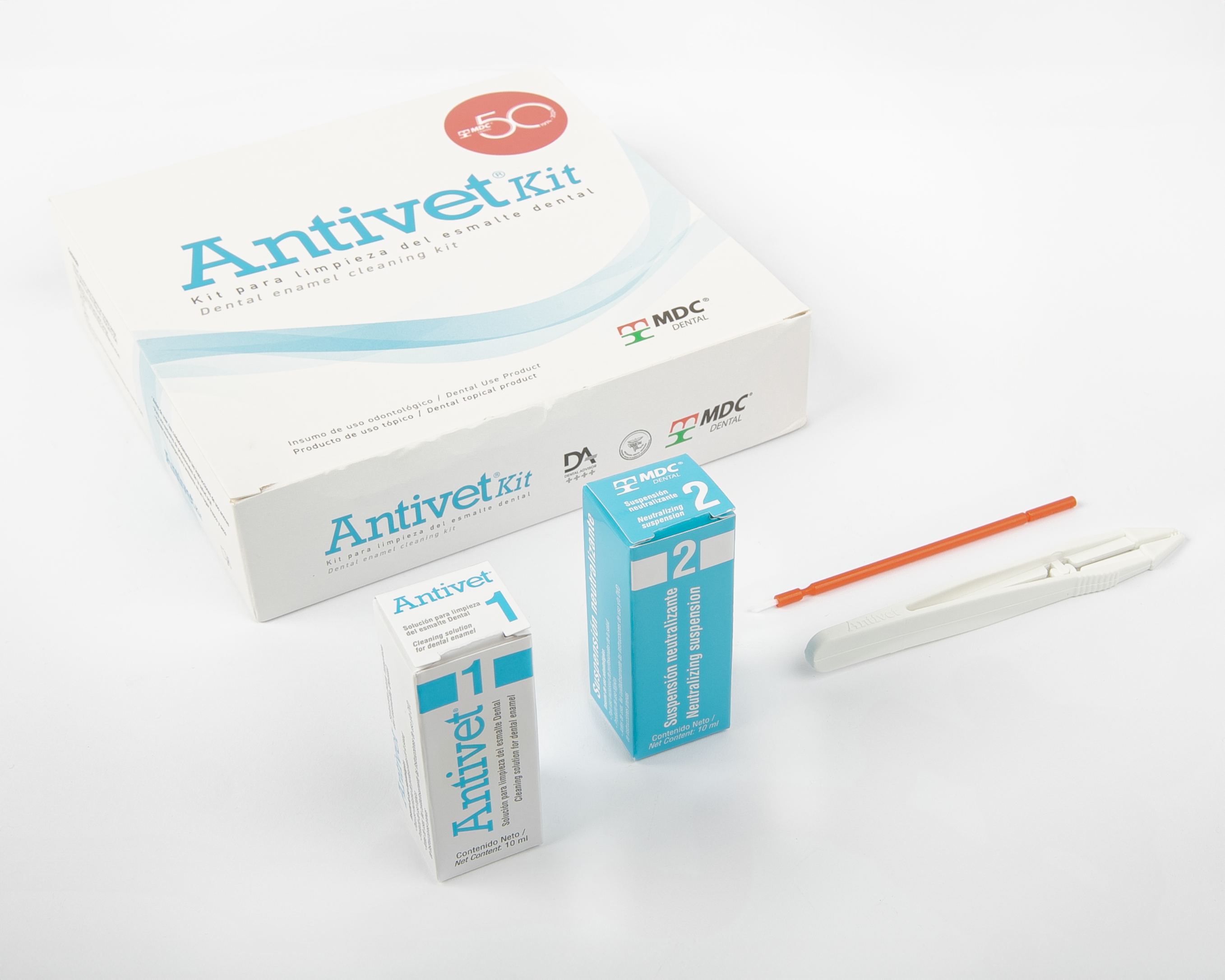 Kit Antivet Solucion P/Limpieza Esmalte