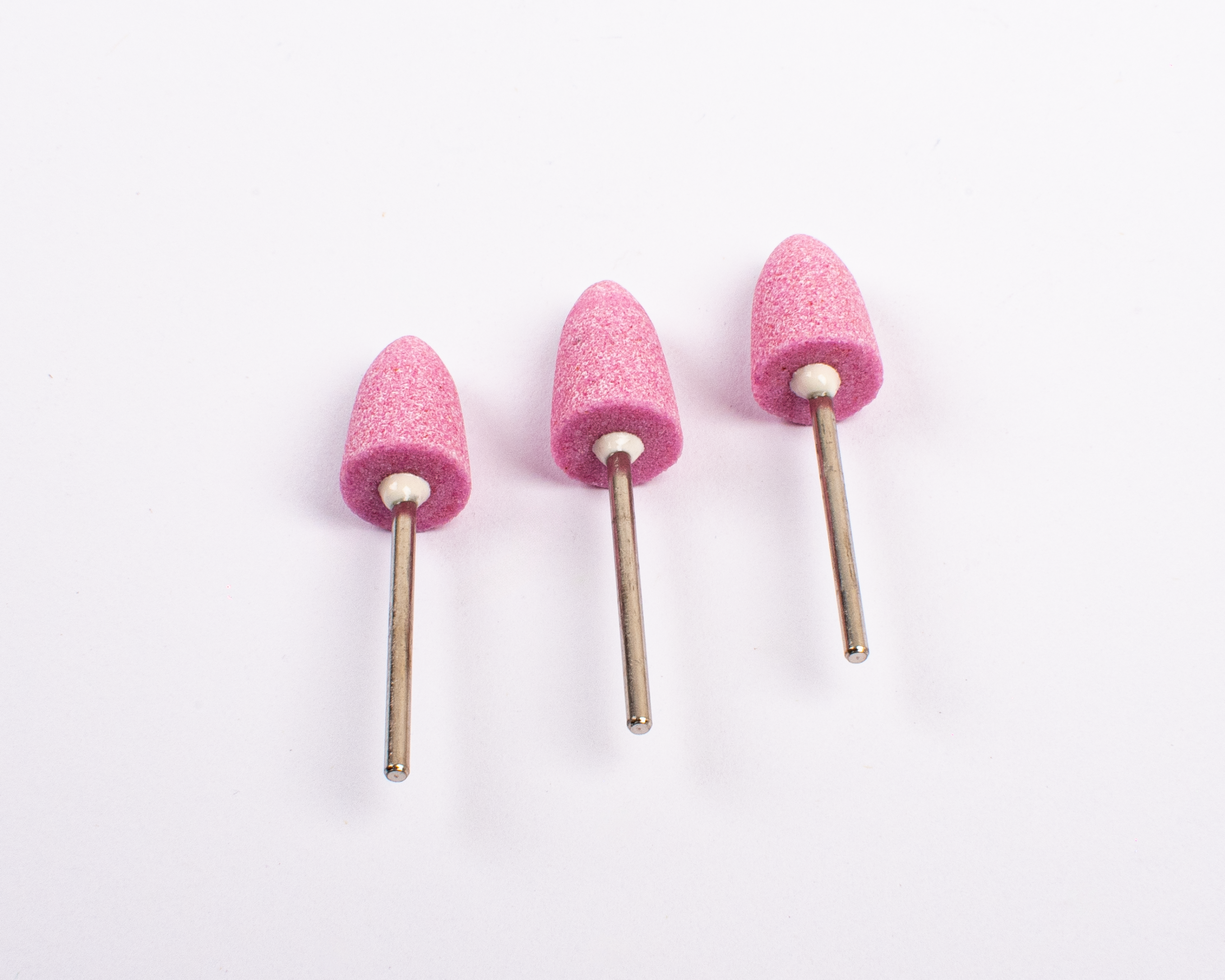 Fresa Piedra Montada T42 Rosa C/Mandril