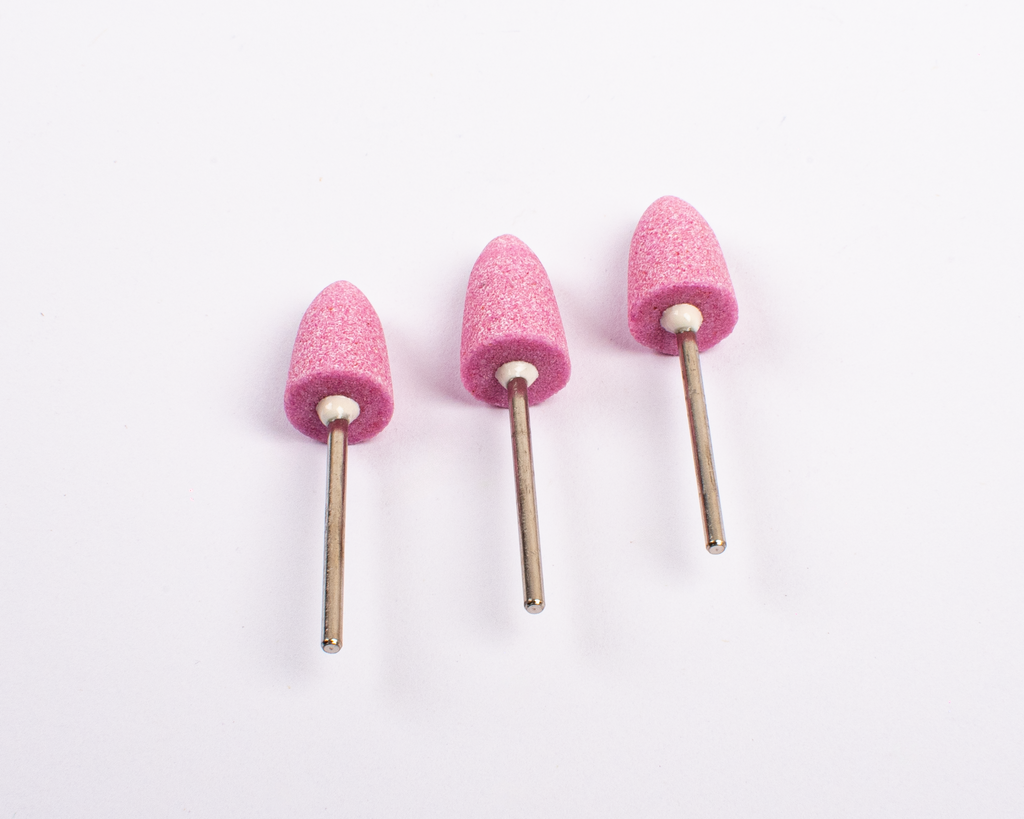 PIEDRA MONTADA T42 ROSA C/MANDRIL