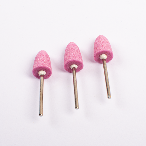 PIEDRA MONTADA T42 ROSA C/MANDRIL