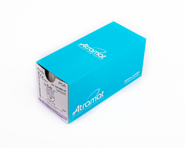Sutura Atramat - absorbible - poliglicólico