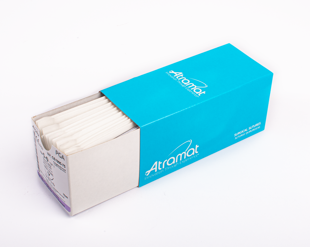 Sutura Atramat - absorbible - poliglicólico