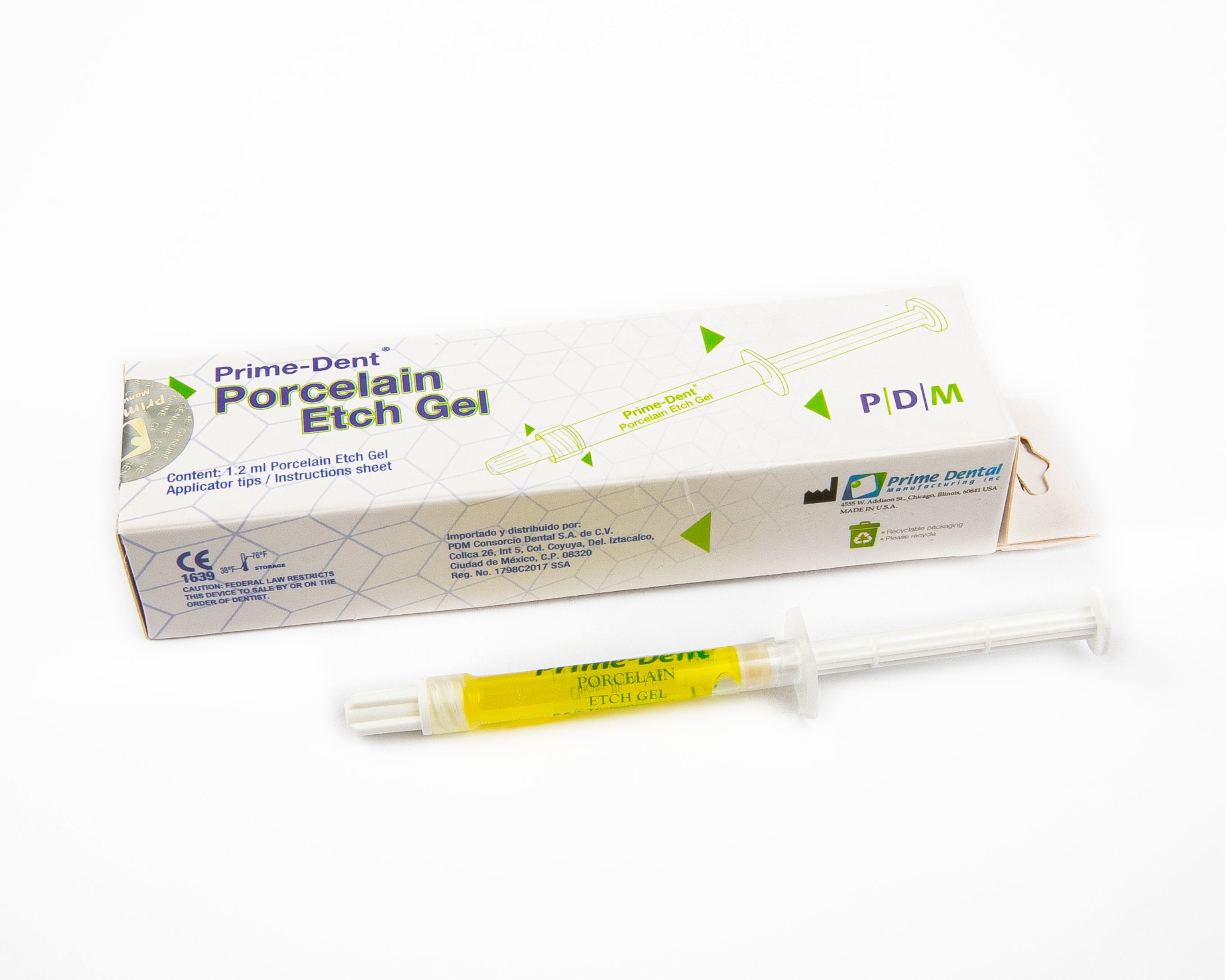 Porcelain Etch Prime Dent Acido Fluorhidrico
