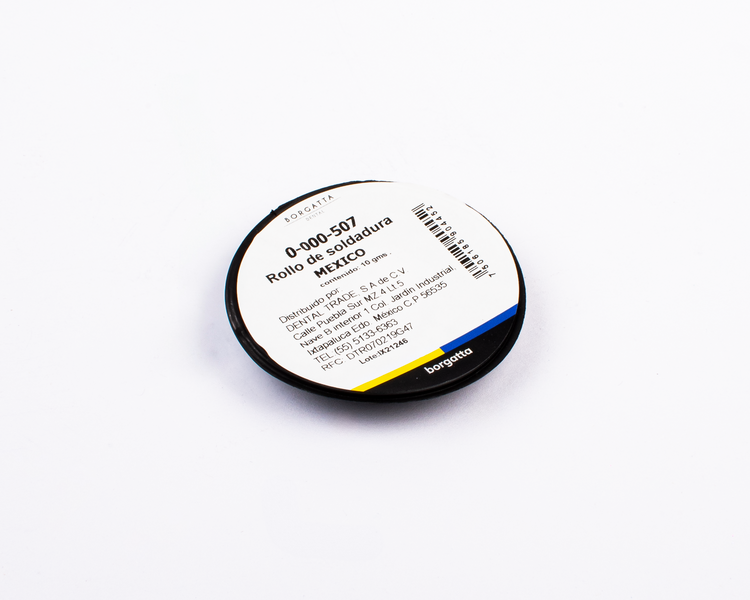 Rollo Soldadura 10g Borgatta