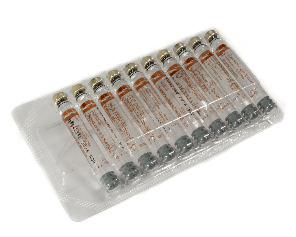 Anestesia Septodont Scandonest - mepivacaina c/epinefrina 2% - c/10