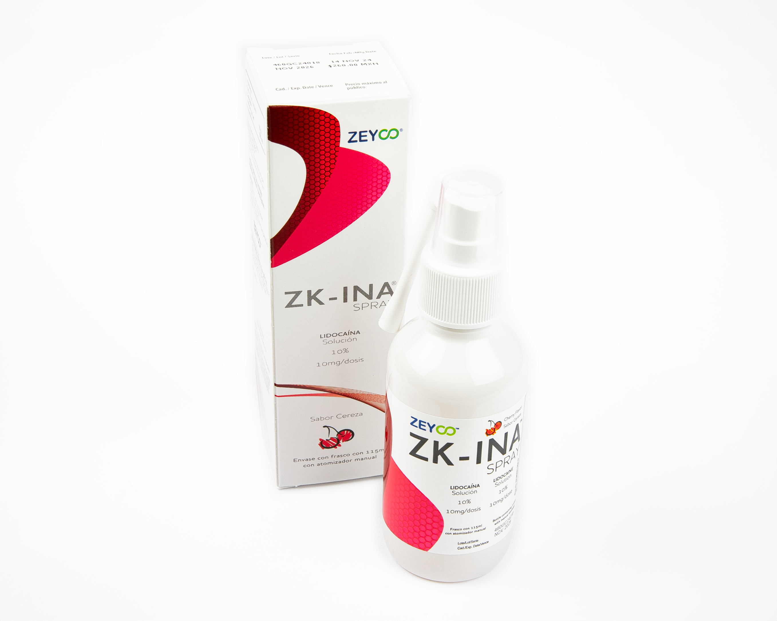 Spray Zk-Ina 115Ml Zeyco Anestesia Topica