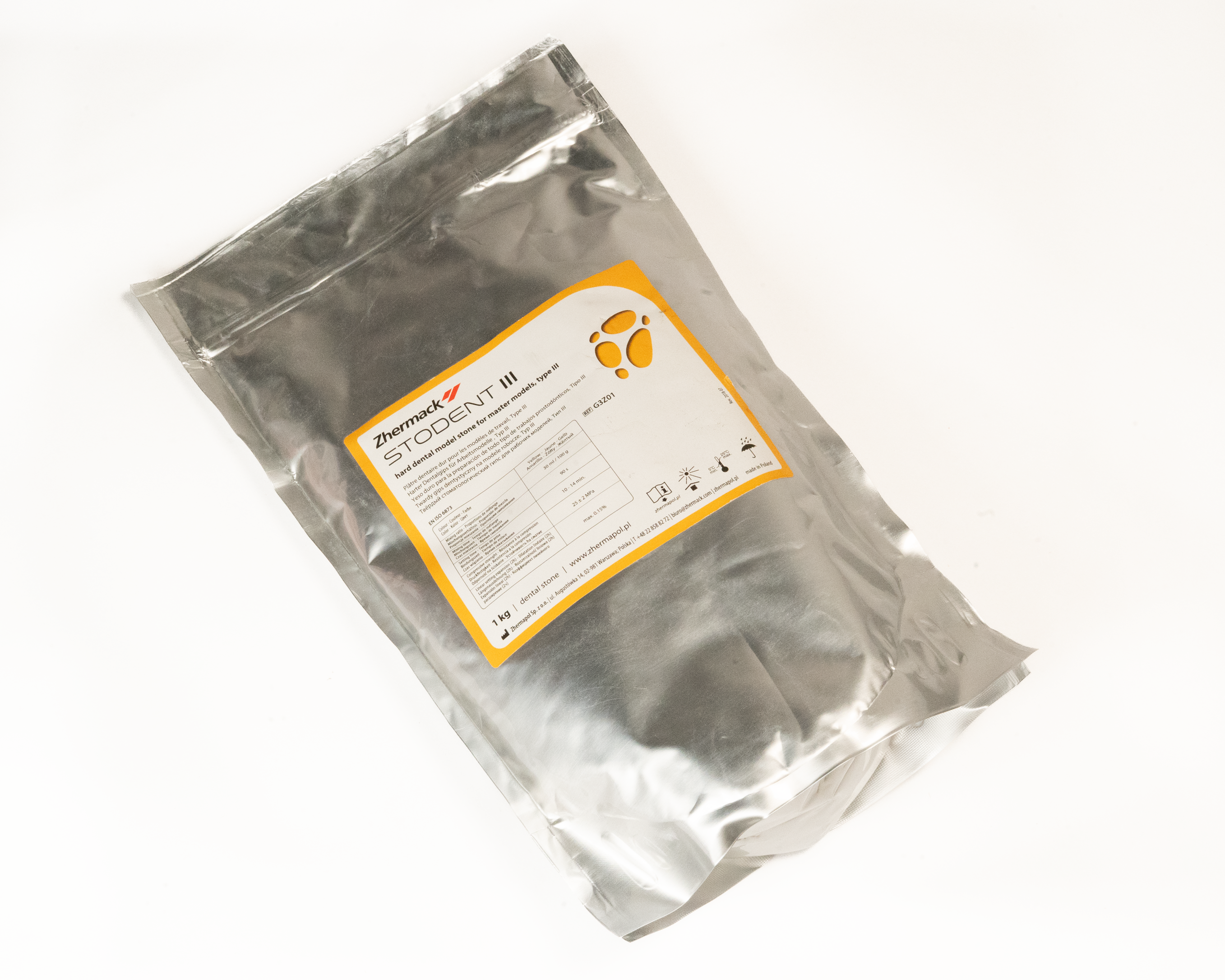 Stodent Iii Yellow Bolsa Zhermack Yeso