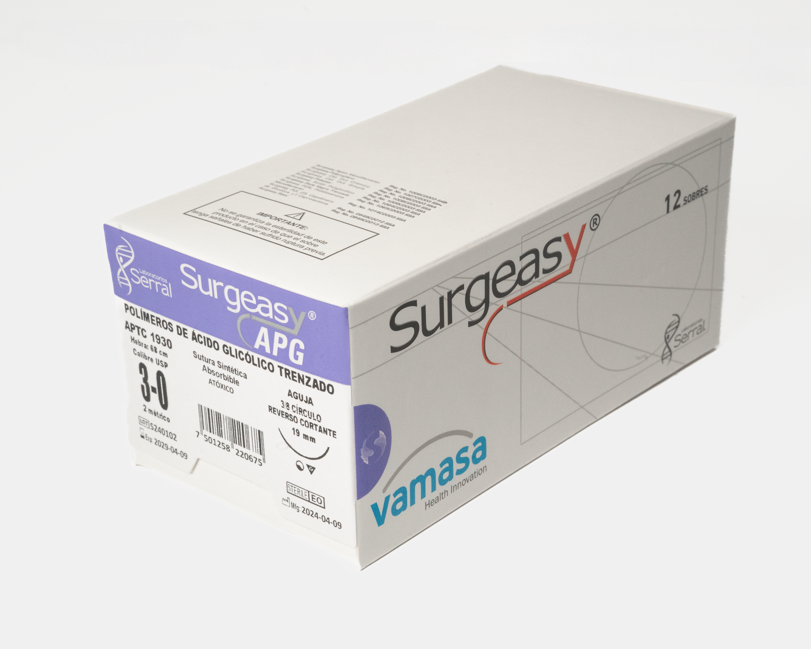 Sutura Surgeasy Absorbible - Sintetica