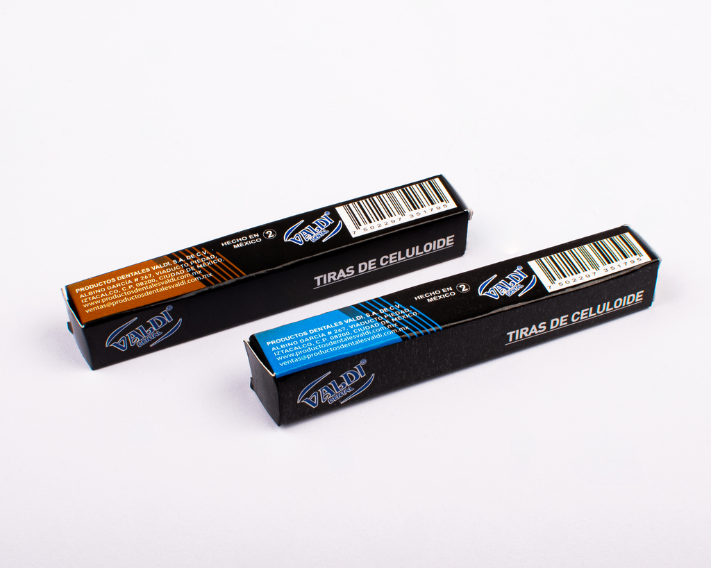 Tiras de Celuloide C/50 Valdi