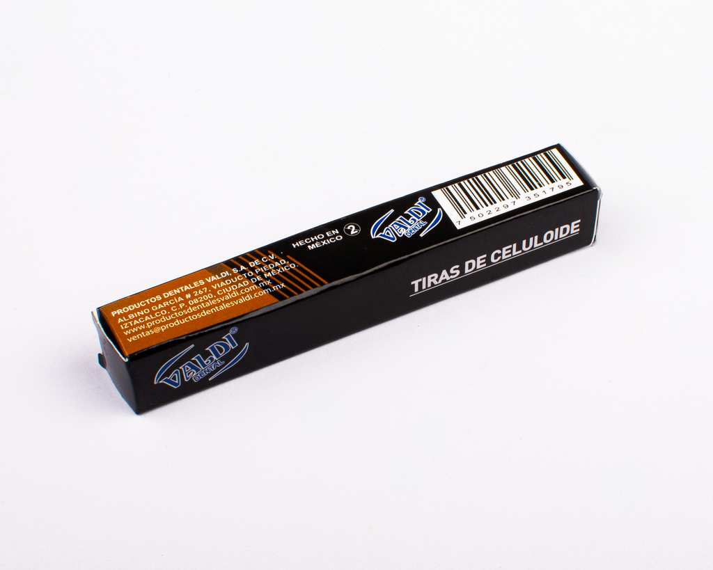 Tiras de Celuloide C/50 Valdi