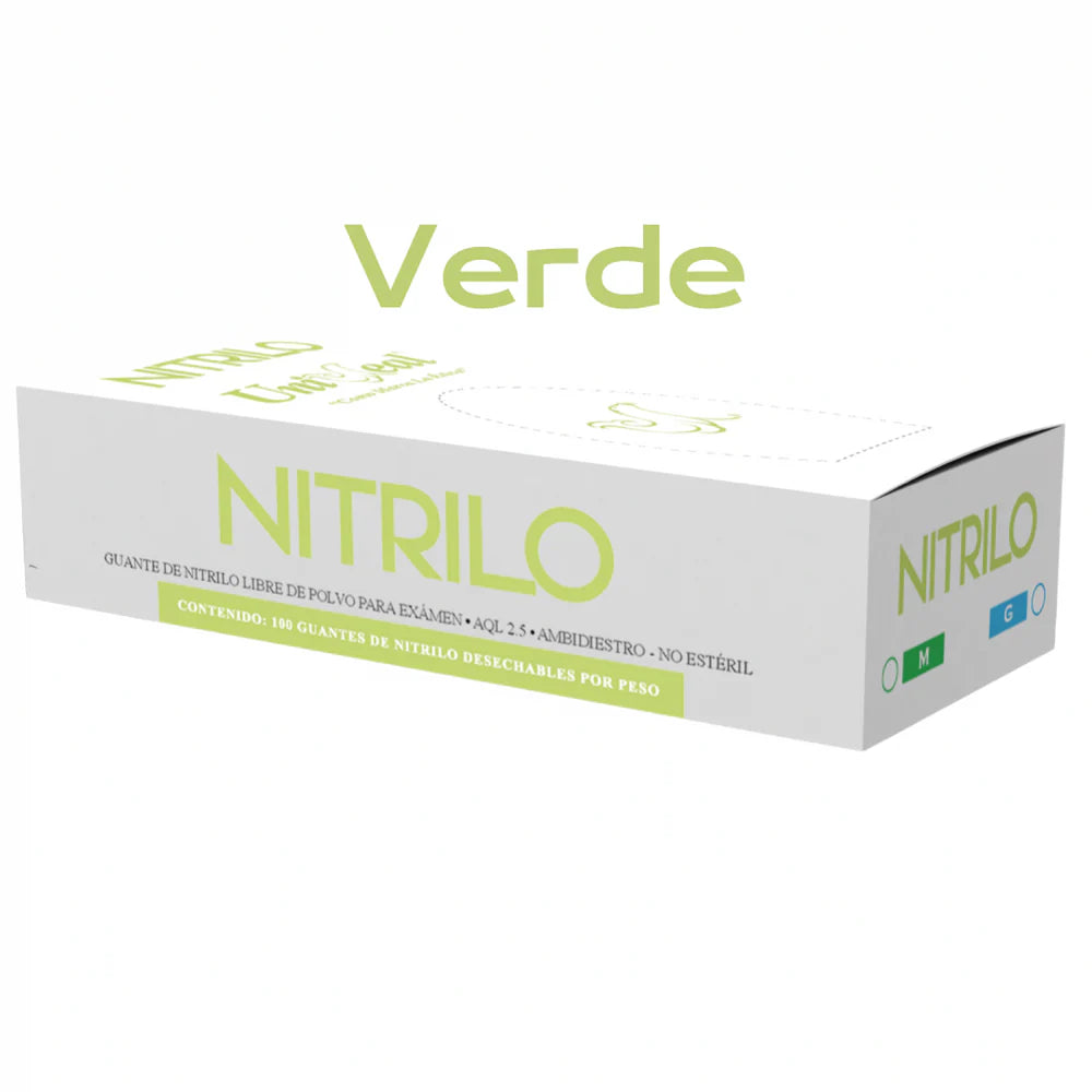 Guante Nitrilo Xch Con 100 Piezas