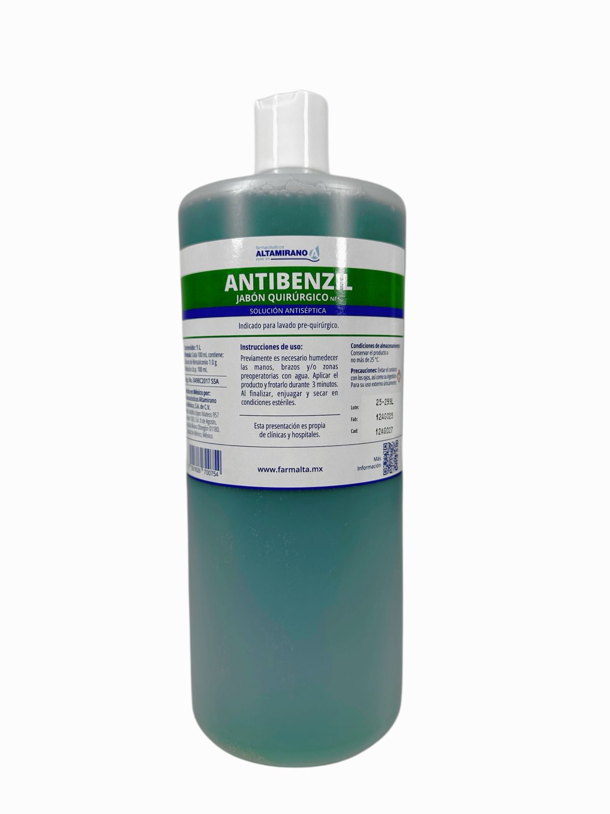 Antibenzil Jabon Quirurgico - 1L