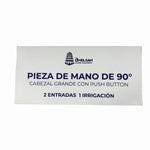 Pieza De Alta Push Button 2 Entradas, 1 Irrigacion