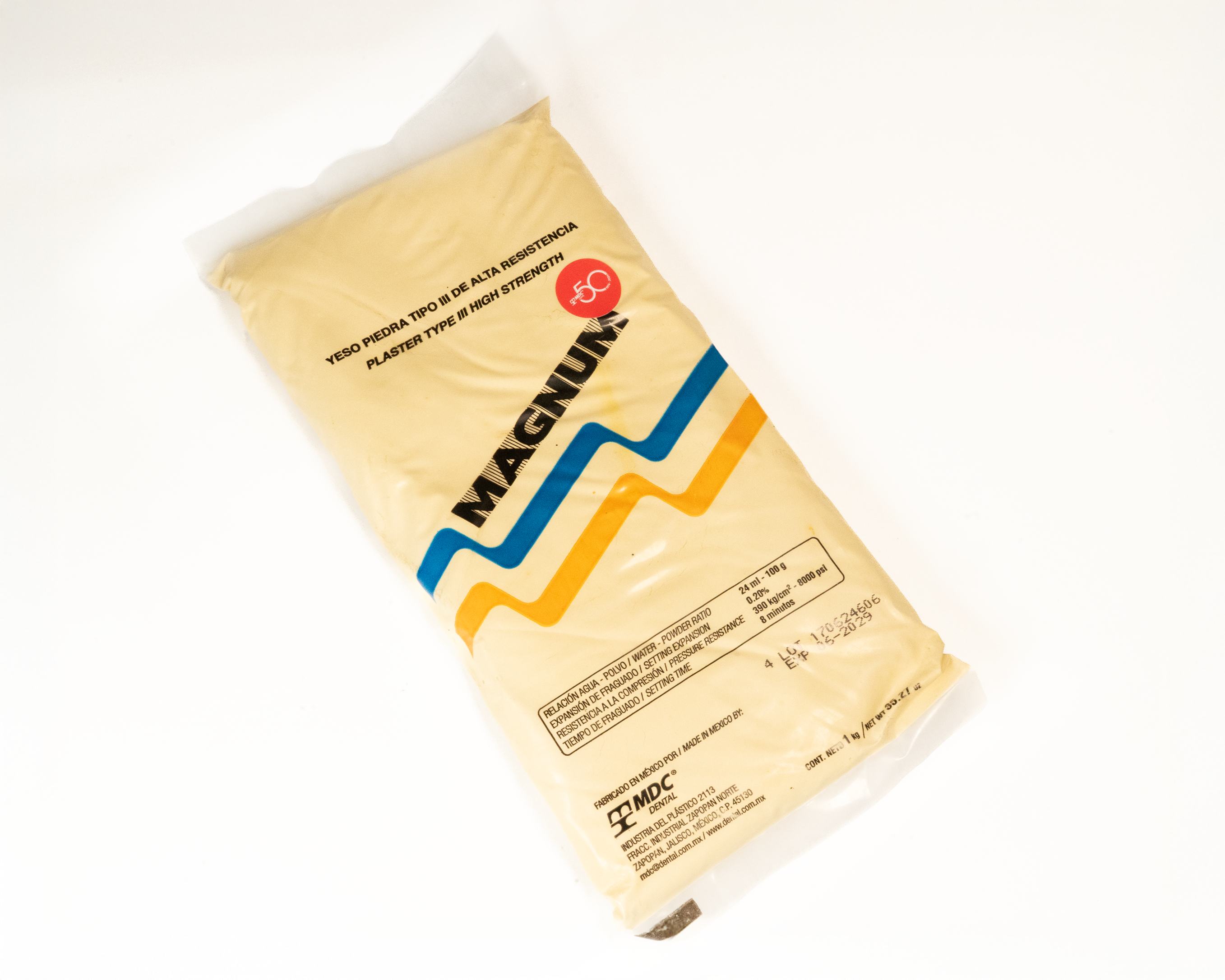 Yeso Magnum Normal Ocre Piedra 1Kg