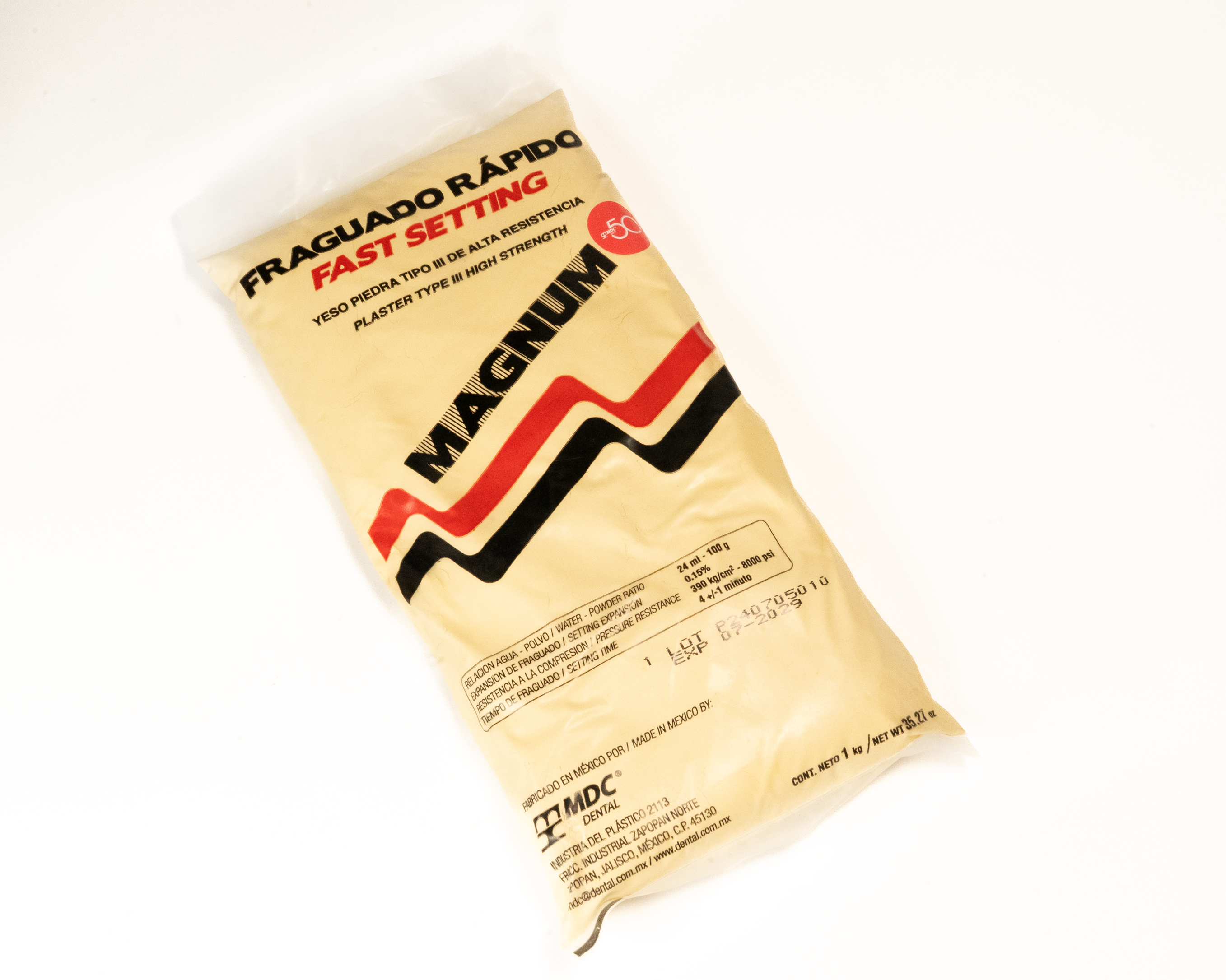Yeso Magnum Rapido Piedra 1Kg