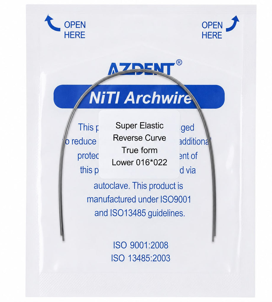 Arco Niti Curva Inversa - Paq 2 Piezas