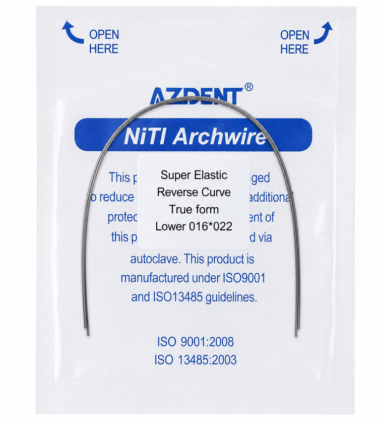 Arco Niti Curva Inversa - Paq 2 Piezas