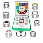 Estuche Grapas Hysolate Fiesta Clamp Set Colores c/9