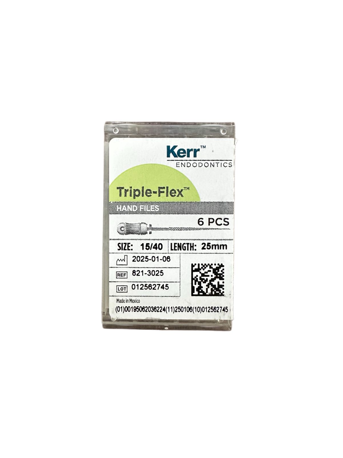 Limas Triple Flex Kerr Con 6 Piezas