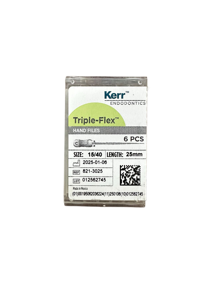 LIMAS TRIPLE FLEX KERR CON 6 PIEZAS